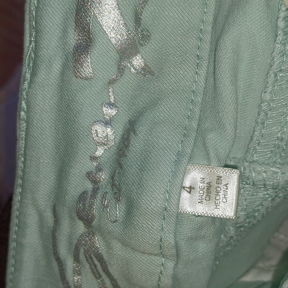 😀3/$12 7 Seven Jeans mint Green sz4 - Picture 11 of 12